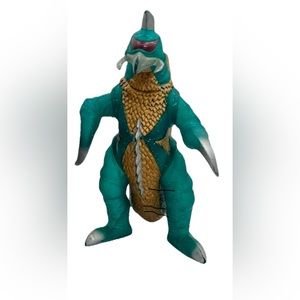 2002 GIGAN Bandai Creation Fusion Series 6" Vinyl Godzilla Kaiju Blue Sparkle